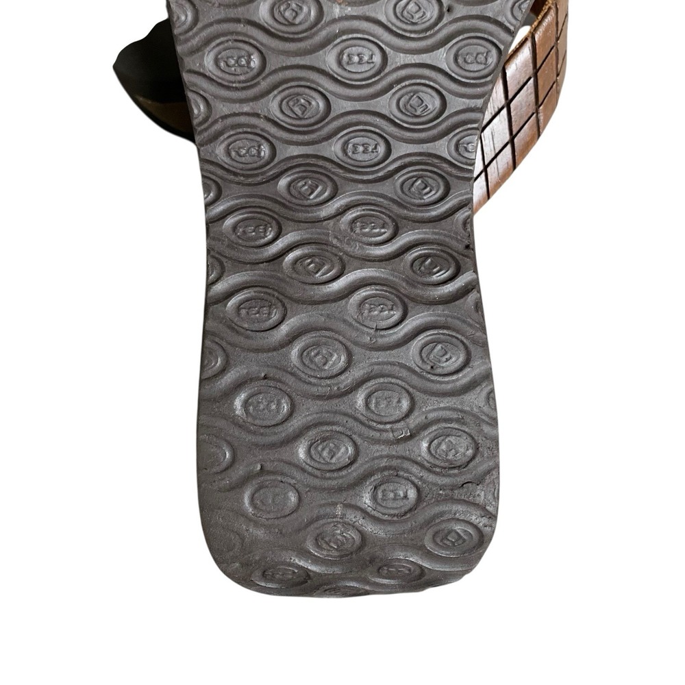 Reef Platform Thong Sandals Women 10 Brown Flip Flops Summer Beach Casual Y2K - Picture 6 of 8